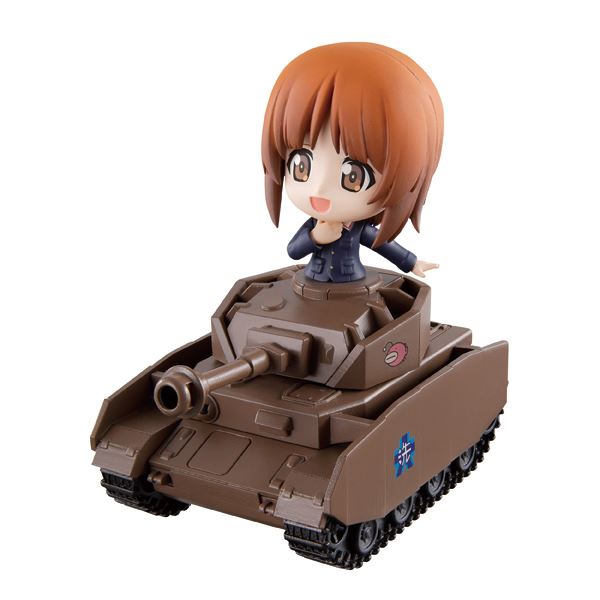 ▲A～I賞は、戦車にキャラクターを乗せて飾ることも可能。